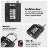 Diyife 4 Digit Combination Padlock Outdoor, Heavy Duty Lock with