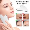 COZERI 2 x Stainless Steel Gua Sha Set, Lip and