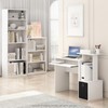FURINNO JAYA Simply Home 5-Shelf Bookcase, 5-Tier, White