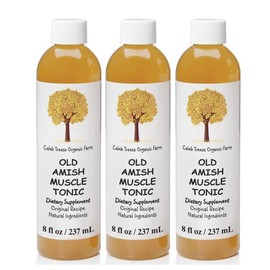 Caleb Treeze Old Amish Muscle Tonic, Restless Legs, Leg Cramps Relief, Foot Cramps Relief, Muscle Cramps & Spasm Relief - Pack of 3