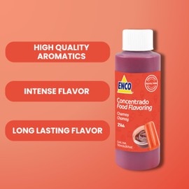 ENCO Chamoy Flavoring 4.05 fl.oz (120ml) for ice cream, popsicles, aguas frescas, jellies, and more (adds flavor and color)