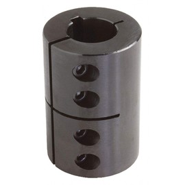 2 Piece Clamp 1" Bore Dia. Steel Rigid Shaft Coupling