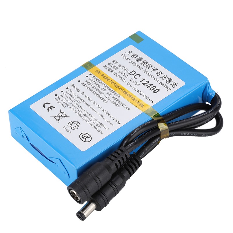 DC 12480 4800mAH Large Capacity Built in Switch Polymer Lithium