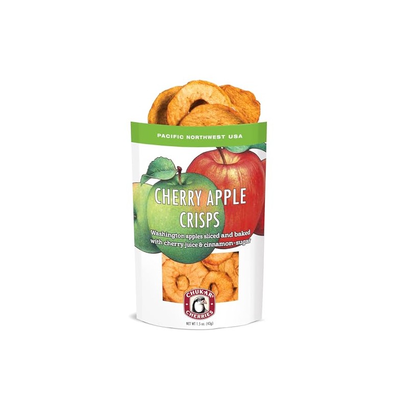 Dried Cherry Apple Crisps – Crunchy Fruit Snack Made with