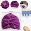 Arqumi Silk Bonnet for Sleeping Women, Satin Hair Sleeping Bonnet