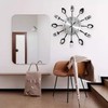 Linian 3D Removable Wall Clock Cutlery Kitchen Spoon Fork Wall