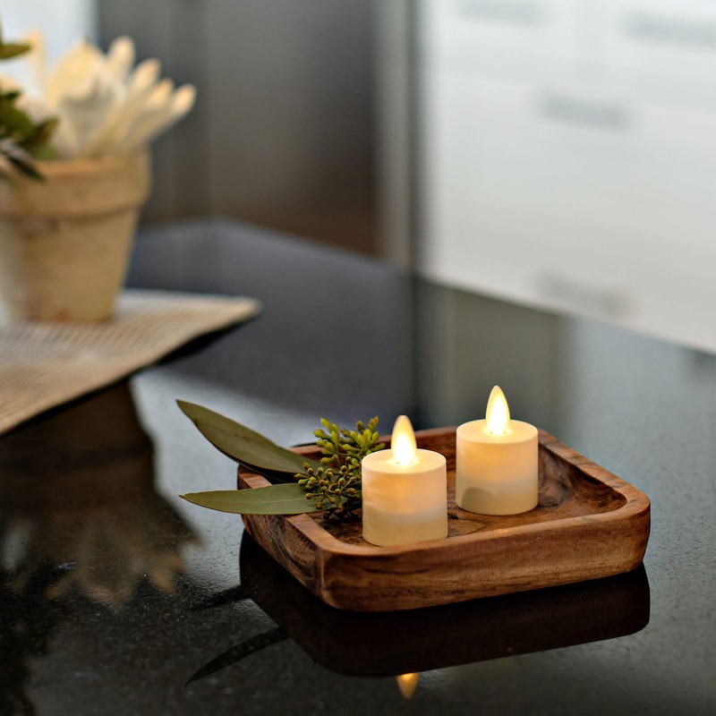 Luminara Flameless LED Tea Light Candle, 1.4" x 2", Pack