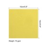 sourcing map 25 Sheets Origami Paper Double Sided Lemon Yellow
