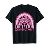 Lactation Consultant Breastfeeding Week Awareness Rainbow T-Shirt