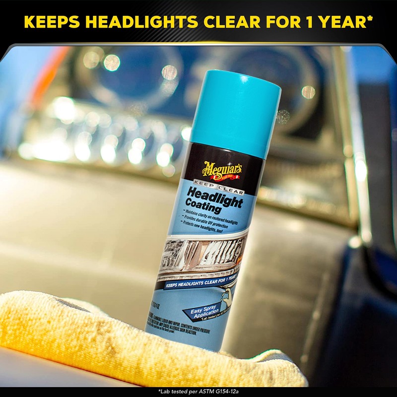 Meguiar's Keep Clear Headlight Coating, Maintain Like-New Clarity of Your