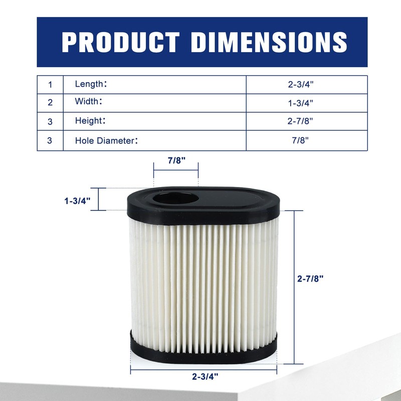 Powtol 36905 Air Filter for Toro Recycler 22 GTS 6.5HP