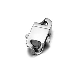 HALLEBEADS 2 Sets Stainless Steel Spring Clasps Cuban Link Clasp for Chain Bracelet and Necklace Buckle Jewelry Making Supplies (9mm Wide, Mirror Steel)