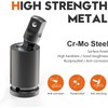 AIWFL 3-Piece Impact Universal Joint Set - 1/4", 3/8", and
