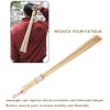 Bamboo Massage Stick with Lanyard Handheld Manual Bamboo Massager Guasha