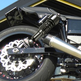 CB Black 10.5" Rear Shocks Absorber For Harley Sportster 883 1200 XL Iron Roadster