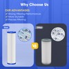 Cold Plunge Water Filter 10"x2.5", 4 Pcs 30 Micron Pleated