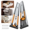 Furniware 1 Pair 14 Inch Soft Close Drawer Slides Side