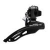 Shimano FD-TZ500 6-speed MTB front derailleur, down swing, top pull,
