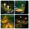 Angoily 25pcs Solar Light Stakes, 5.5X0.55inch Ground Spikes Light Replacement