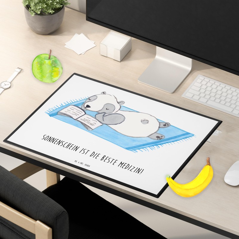 Mr. & Mrs. Panda Desk Mat Summer Sunshine Gift Mood