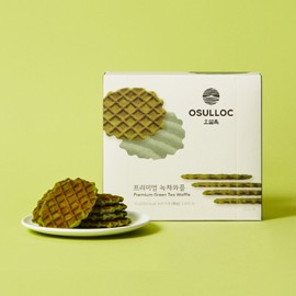 O'sulloc [오설록]프리미엄 녹차와플 72g (원산지:상세설명참조) [OSULLOC] Premium Green Tea Waffle 72g (Origin: See detailed description)