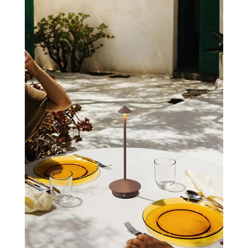 NEWSEE Modern Cordless Table Lamp Set of 2, Portable LED