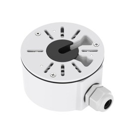 Universal Bullet Security Camera Junction Box Mount Bracket， Aluminum Waterproof Junction Box for IP Camera Electric Enclosure, Outdoor/Indoor Wall Ceiling Mount Hide Cable Junction Base Boxes