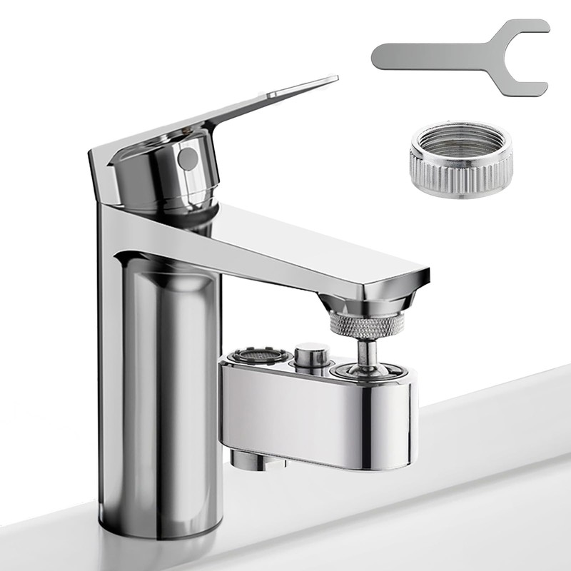 Tap Attachment Swivelling - 1080 Degree Rotatable Double Function Tap
