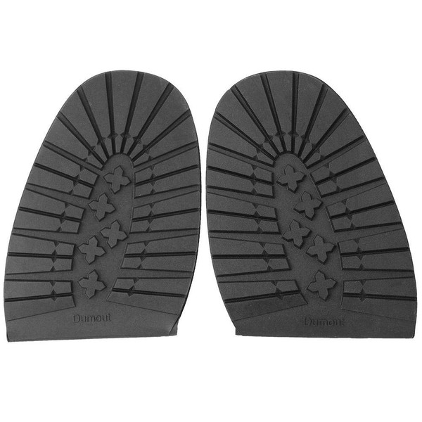 Un par de botas de goma natural Zapatos antideslizantes Zapatos resistentes al desgaste Suela de grano elevado Reparación de suela Almohadilla para reparación Zapatos de cuero(Suelas delanteras)