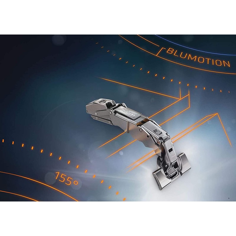 1 pc x Blum Clip top BLUMOTION 155° Straight-arm Hinge