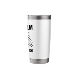 Vintage Keep Calm Eat Tteokbokki Food Lover Stainless Steel Insulated Tumbler