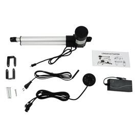 VPABES 250MM Lift Chairs Actuator Motor, Electric Power Recliner Motor Replacement Motor Actuator Replacing 24VDC Lift Linear Actuator Motor with Embedded Hand Controller for Sofa Lift Chairs