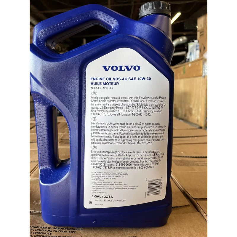Volvo Heavy Duty Engine Oil VDS-4.5 10W-30