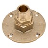 HomeFlex 11-464-005 1/2-Inch Brass Corrugated Stainless Steel Tubing x MIPT