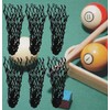 Pool Table Pocket Nets, Black Cotton, Set of 6, Billiards