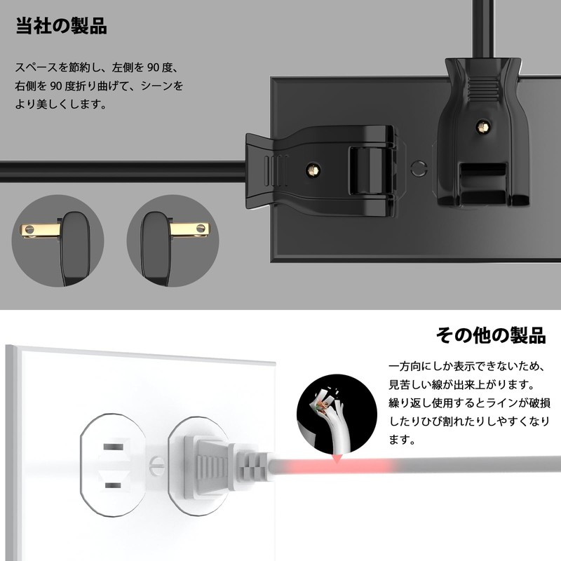 Aiwode wiring plug, for repairing, plug part rotates 180°, can