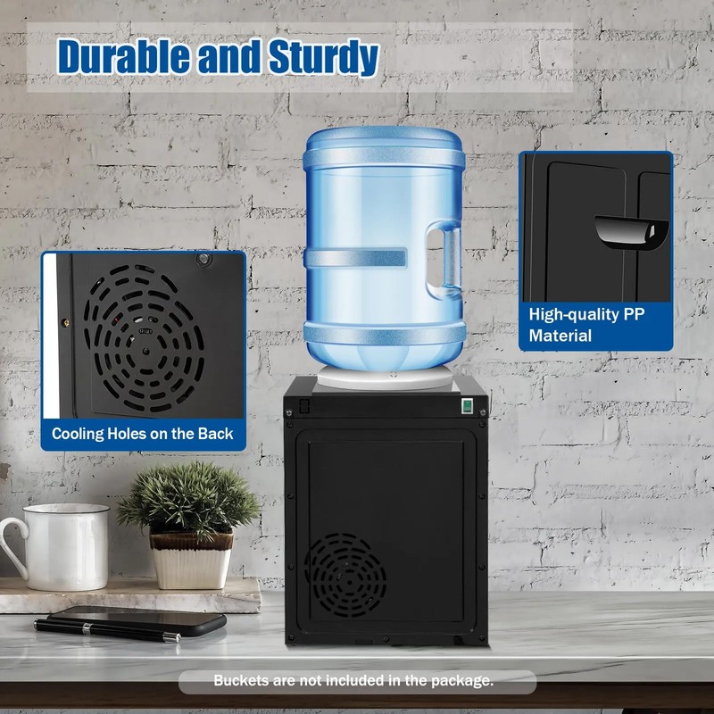 5 Gallon Hot and Cold Water Dispenser, Countertop Water Dispenser,