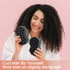 Beauty7 Twist Afro Hair Wide Tooth Hair Brush Double Sided