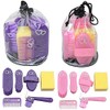Elico Wexford 6 Piece Childrens Junior Glitter Hearts Grooming Kit