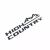 2Pcs High Country Emblems Side Door Letter Logo Car Badge