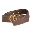 Aurolran Women's Leather Belt with Buckle - Ideal for Dresses,