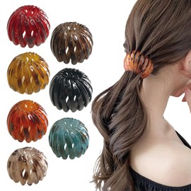 7PCS Hair Accessories For Women,Bird Nest Magic Hair Clip,Hair Bun Accessories For Women,Hair Bun Clip