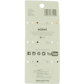 Scunci Effortless Beauty Jaw Hair Clips 3 ea (Pack of 2)