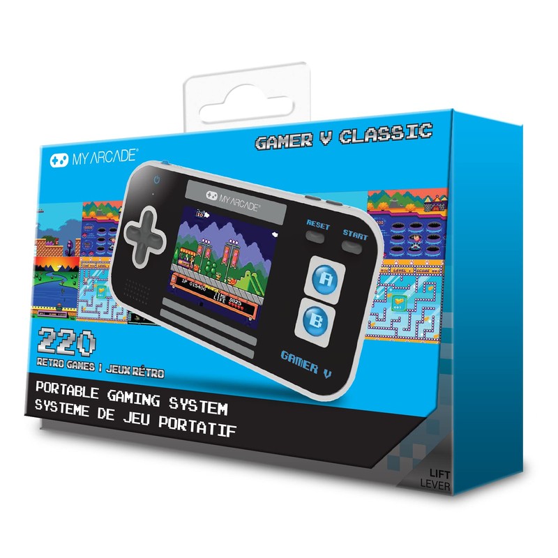 My Arcade Gamer V Classic-Blue: Portable Gaming System with 220