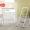 Hailo K20 3-Step Folding Ladder with Sturdy Steel Frame, 330
