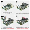 ElectroCookie PCIe to M.2 NVMe SSD HAT Board for Raspberry