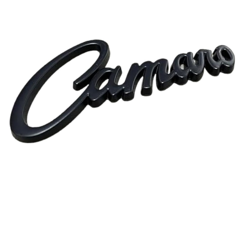 2Pcs Camaro Emblems 3D Metal Car Badge Sticker Letter Nameplate