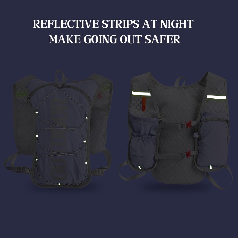 Running Hydration Vest Backpack Lightweight Running Vest Women mens Compatible