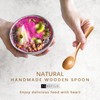 Hefild 2 PCS Wooden Spoons for Honey, 6.7 inch Small