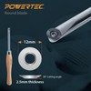 POWERTEC 3 Pcs Carbide Lathe Tools for Woodturning with 10"